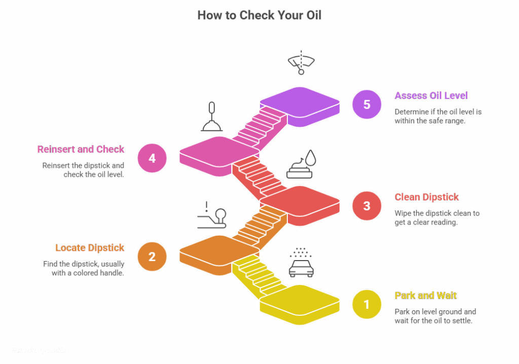 how to check your oil